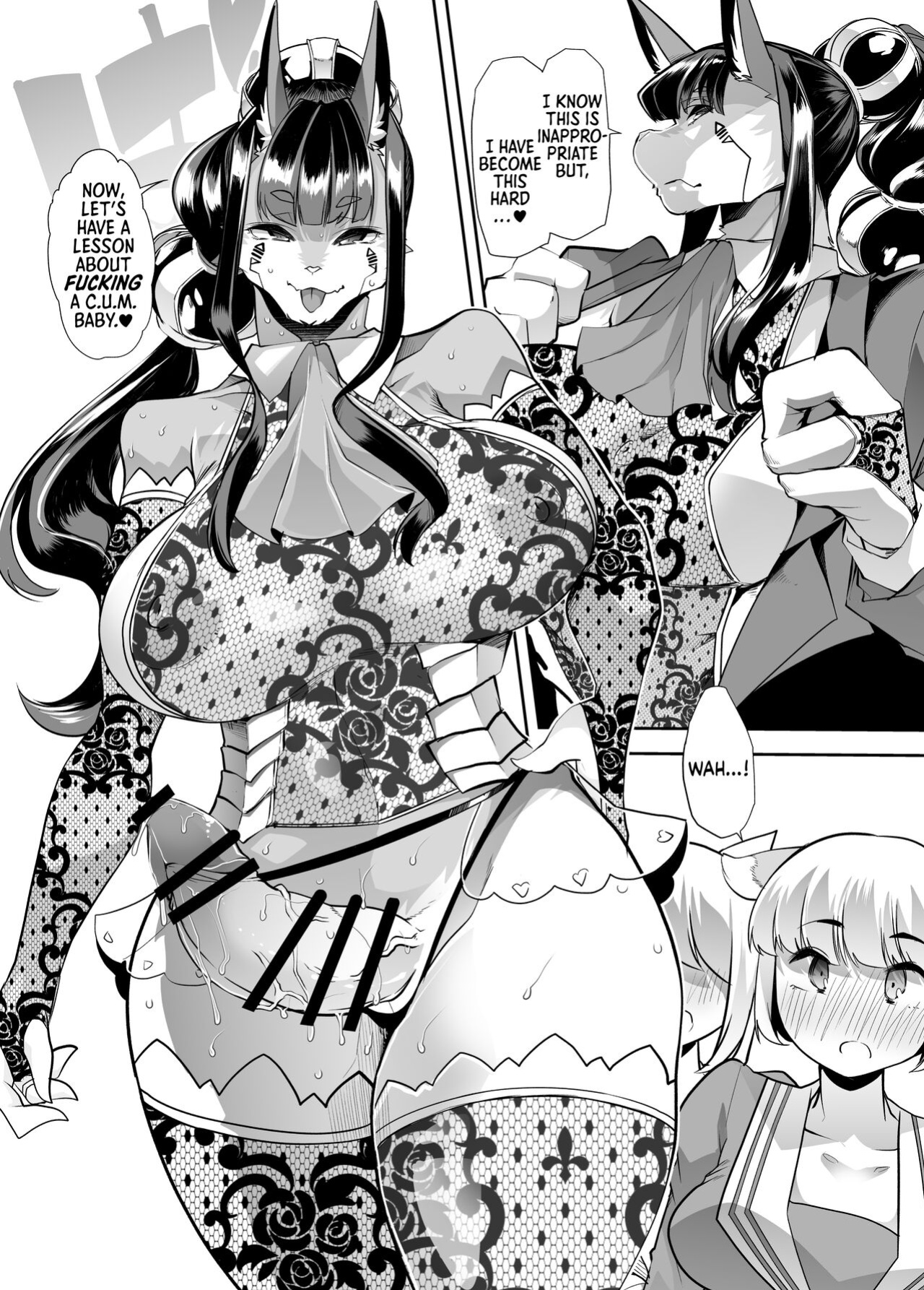 [Team Harenchi (Mitsuhime Moka)] Yuutousei-chan wa Shaseibyou | Honor student is a C.U.M. (Cumming Uncontrollably Madness) Baby [Sonarin迫]