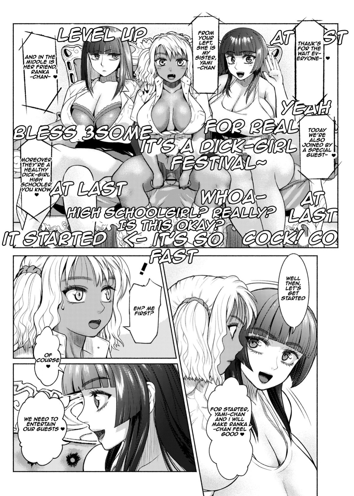 [ray-raw (Nobuhiro)] Futanari Bitch Gal wa Suki desu ka? | do you like dick girl bitch gals? 2-4