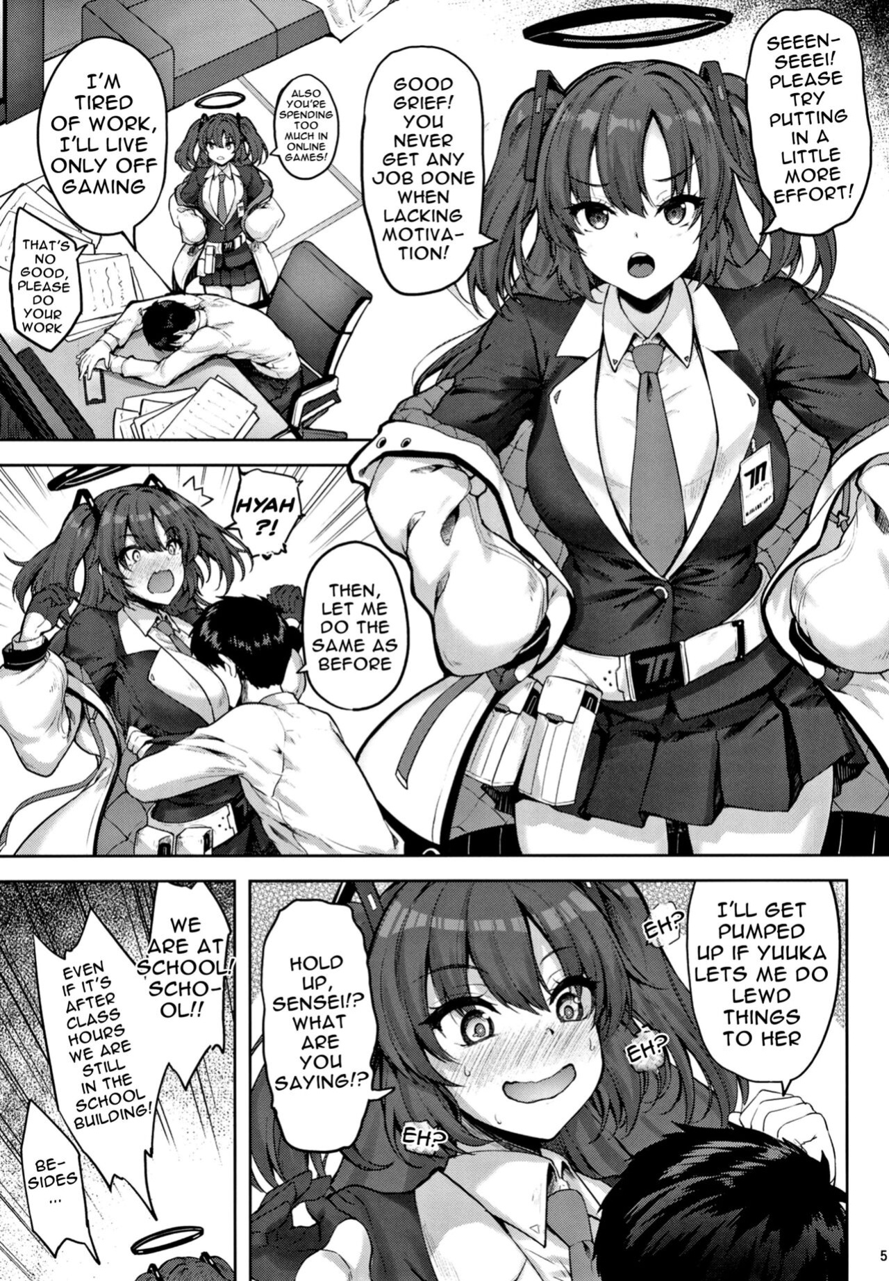 [Mugen@WORKS (Akiduki Akina)] Hontou…1-kai dake desukarane | Fine... But We're Only Doing It This One Time (Blue Archive)