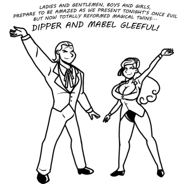 Thicc-verse Gravity Falls (Chillguydraws)