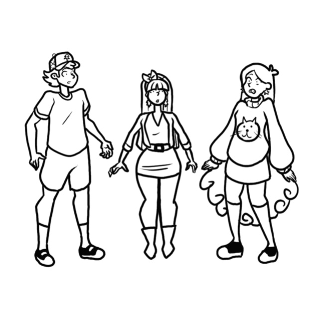 Thicc-verse Gravity Falls (Chillguydraws)