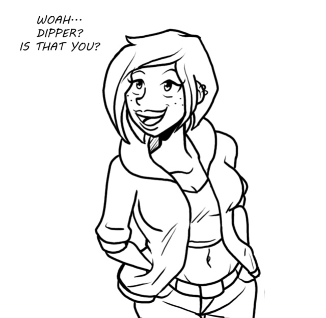 Thicc-verse Gravity Falls (Chillguydraws)