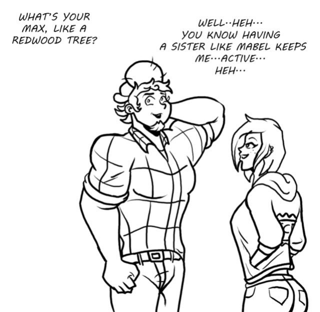 Thicc-verse Gravity Falls (Chillguydraws)