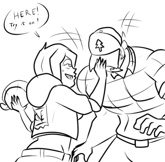 Thicc-verse Gravity Falls (Chillguydraws)