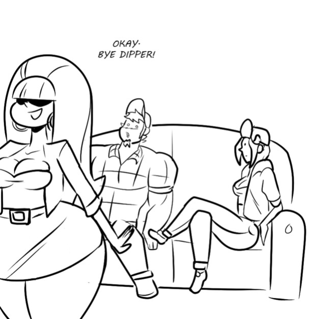 Thicc-verse Gravity Falls (Chillguydraws)