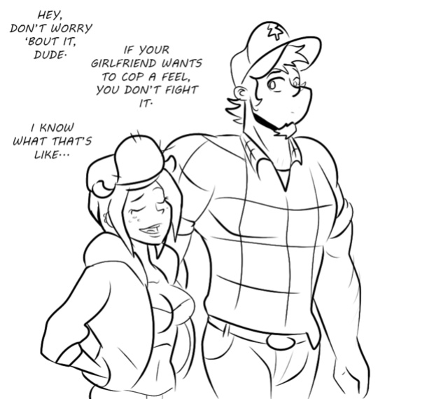 Thicc-verse Gravity Falls (Chillguydraws)