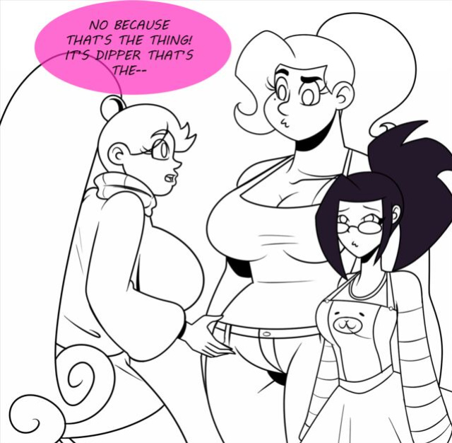 Thicc-verse Gravity Falls (Chillguydraws)