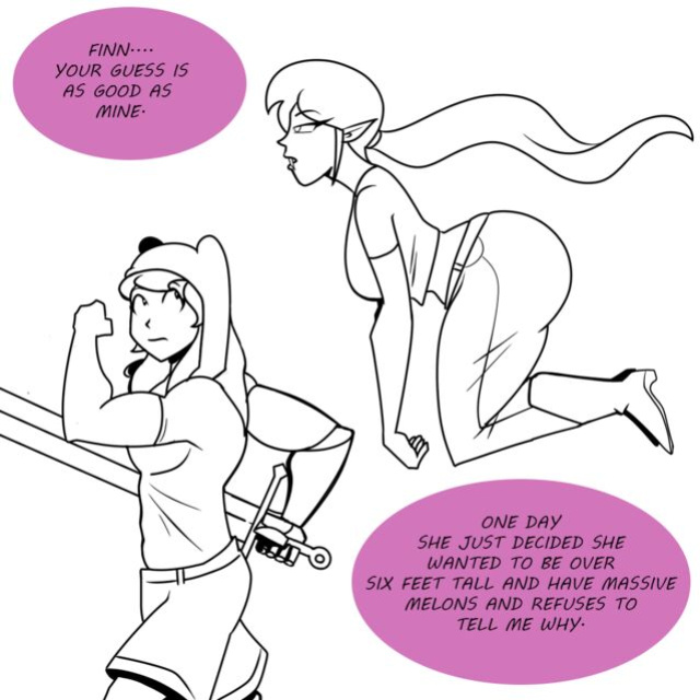 Thicc-verse Adventure Time (Chillguydraws)