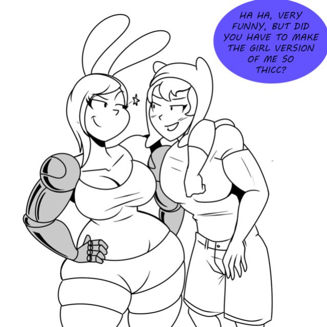 Thicc-verse Adventure Time (Chillguydraws)