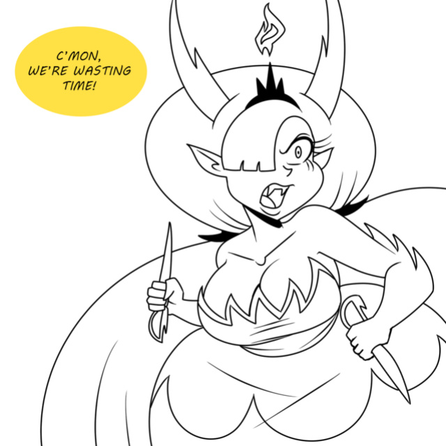 Thicc-verse Star VS The Forces Of Evil (Chillguydraws)