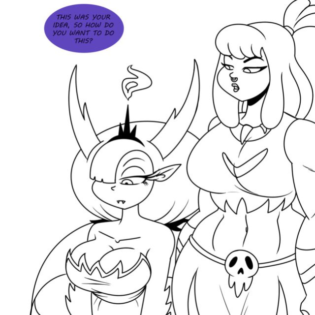 Thicc-verse Star VS The Forces Of Evil (Chillguydraws)