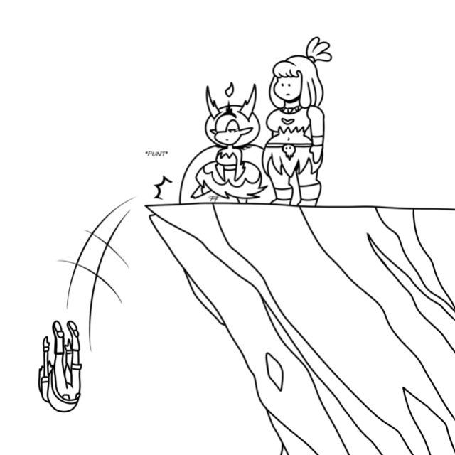Thicc-verse Star VS The Forces Of Evil (Chillguydraws)