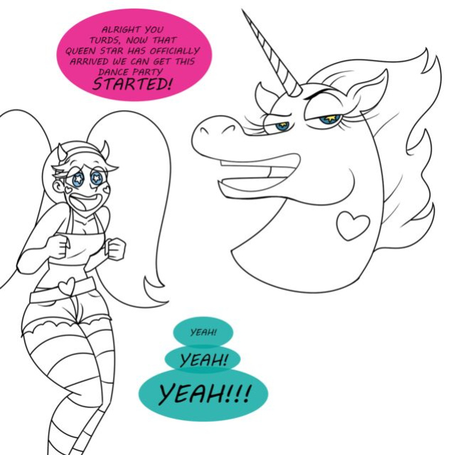 Thicc-verse Star VS The Forces Of Evil (Chillguydraws)