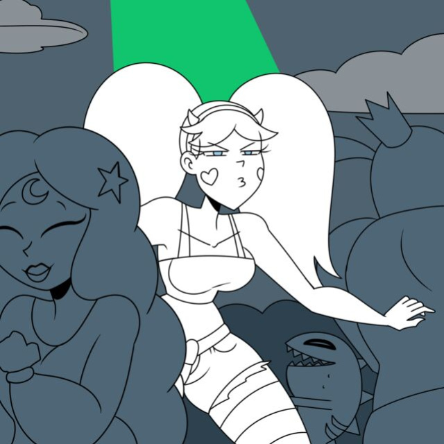 Thicc-verse Star VS The Forces Of Evil (Chillguydraws)