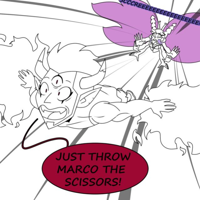 Thicc-verse Star VS The Forces Of Evil (Chillguydraws)