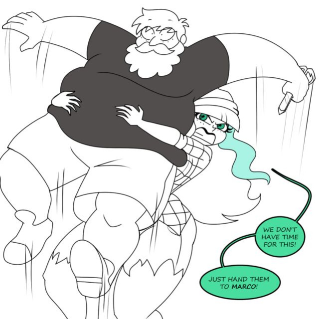 Thicc-verse Star VS The Forces Of Evil (Chillguydraws)