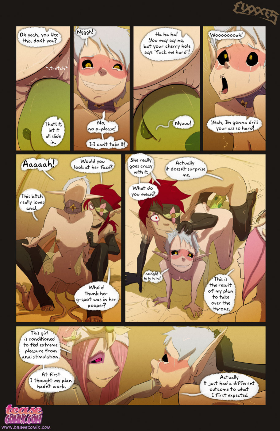 [TeaseComix (Fixxxer)] Aethel #2