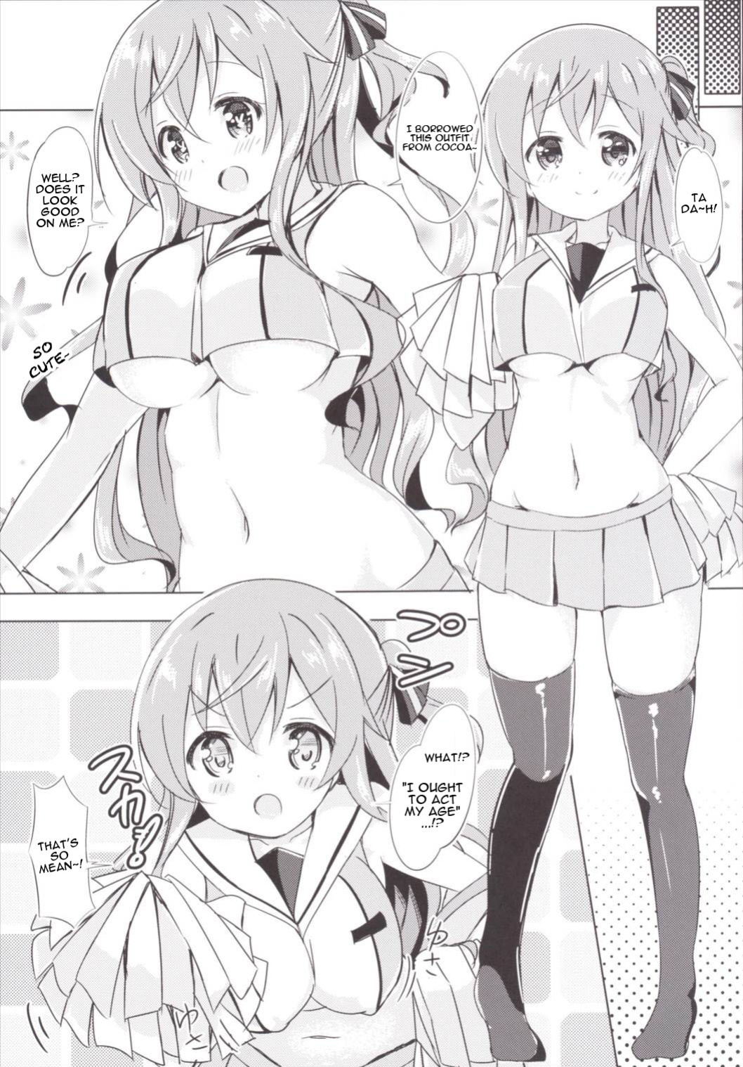 (COMIC1☆10) [0000 (Akito.)] Moka Onee-chan to Ofuro | In The Bath With Moka Onee-chan (Gochuumon wa Usagi Desu ka?)