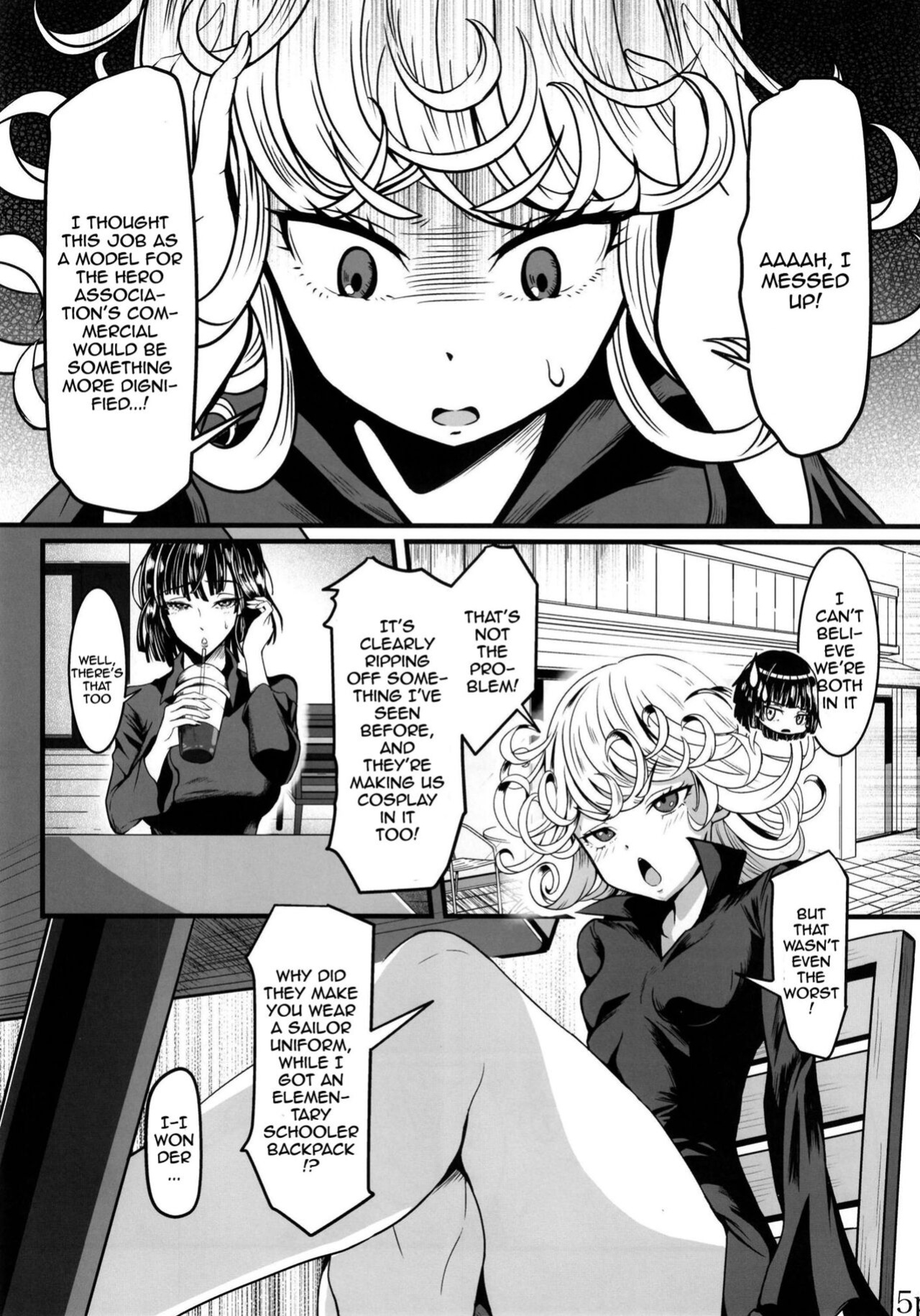 [Uchuu Porta (Kawa)] Dekoboko Love sister 5-gekime | Odd Love Sister 5 (One Punch Man)