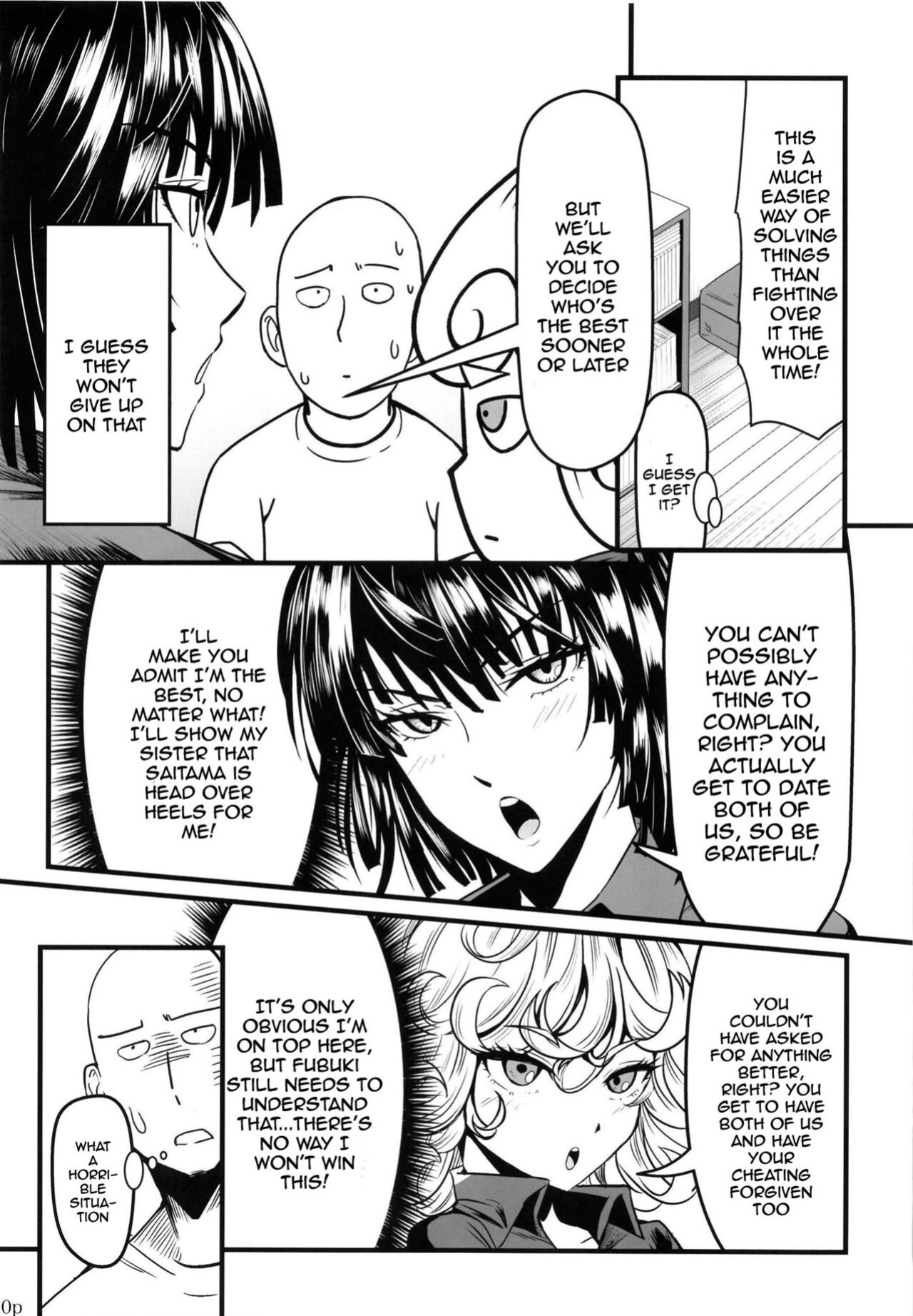 [Uchuu Porta (Kawa)] Dekoboko Love sister 5-gekime | Odd Love Sister 5 (One Punch Man)