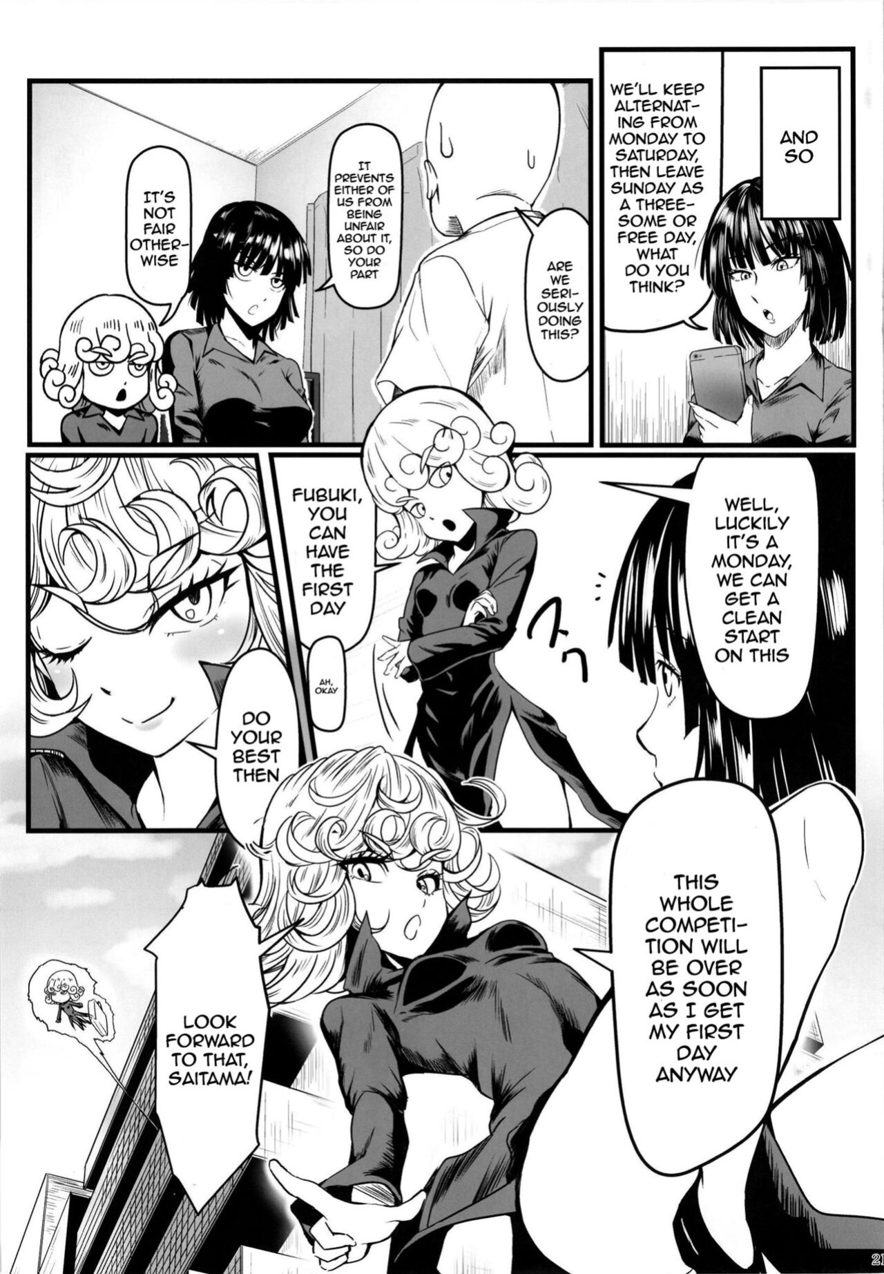 [Uchuu Porta (Kawa)] Dekoboko Love sister 5-gekime | Odd Love Sister 5 (One Punch Man)