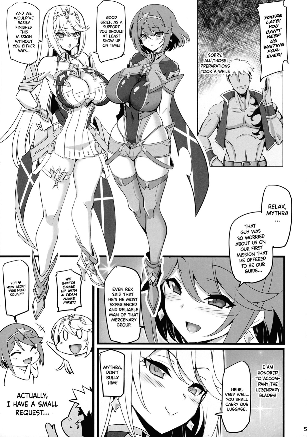 (C99) [Transistor Baby (Hata)] ♀ Blade Sennou ~ Netorare ta Ten no Seihai ~ | Blade Hypnosis ~ The NTR'd Heavenly Holy Grail (Xenoblade 2)