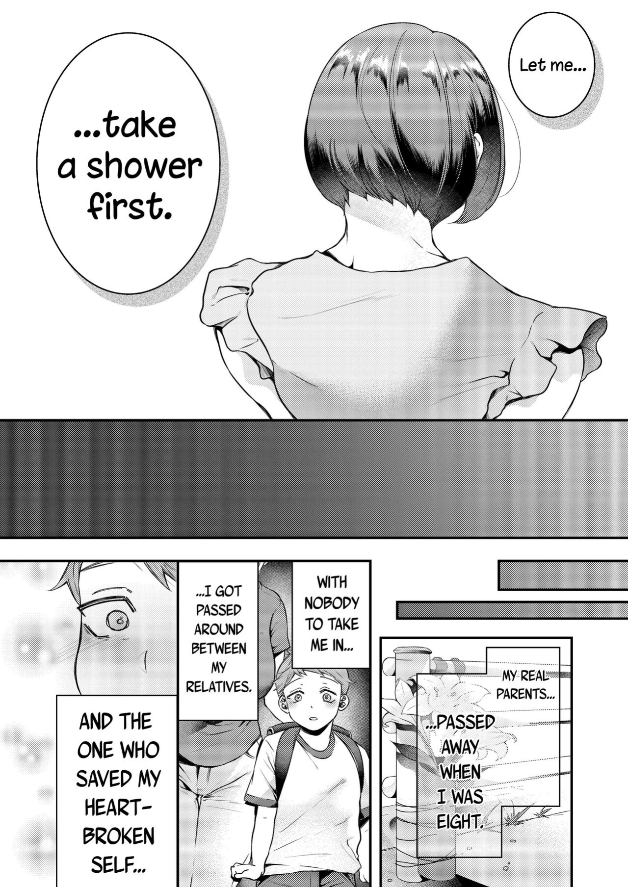 [Shinsen Shiboritate Nama Gyuunyuu (Shiawase na Choushoku.)] Okaa-san, Kono Kankei Ja Irarenai | Mom, We Can't Keep Going Like This