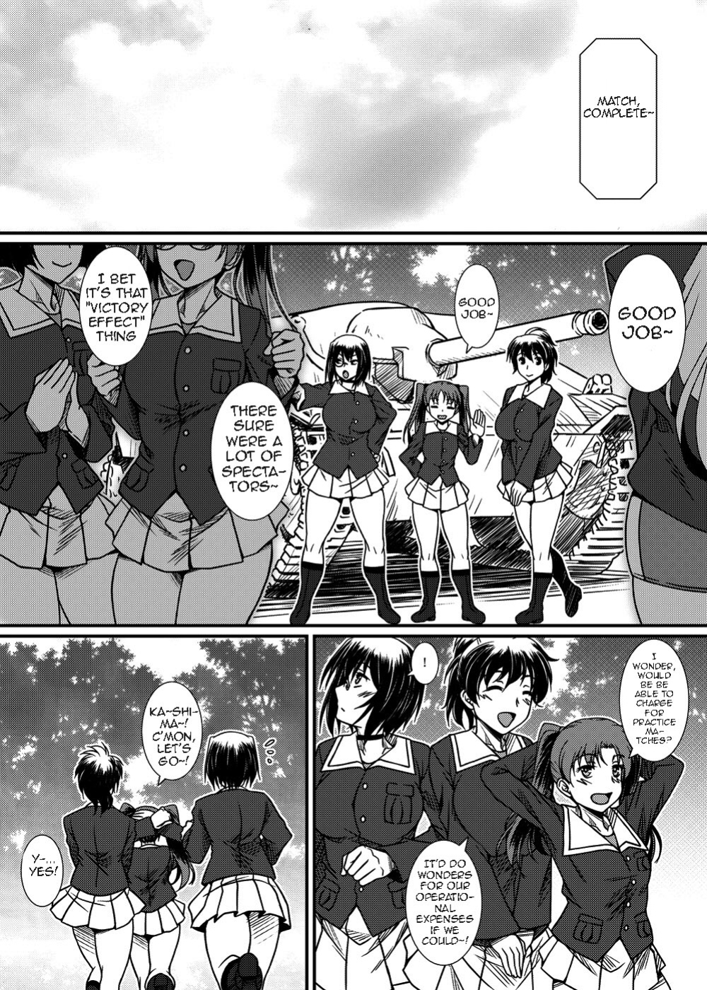 [Nomugicha (Ayato)] Kawashima shugi MOMO-Ism | Kawashima Doctrine MOMO-Ism (Girls und Panzer)