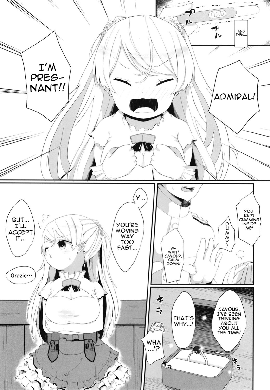 [Mugichoko Store (Mugichoko)] Onegai! Cavour | Please! Cavour (Kantai Collection -KanColle-)