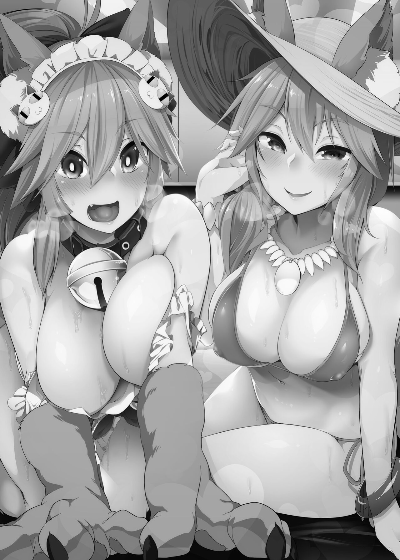 [Akikaze Asparagus (Aki)] Hatsujou Cat Fight | A Heated Cat Fight (Fate/Grand Order)