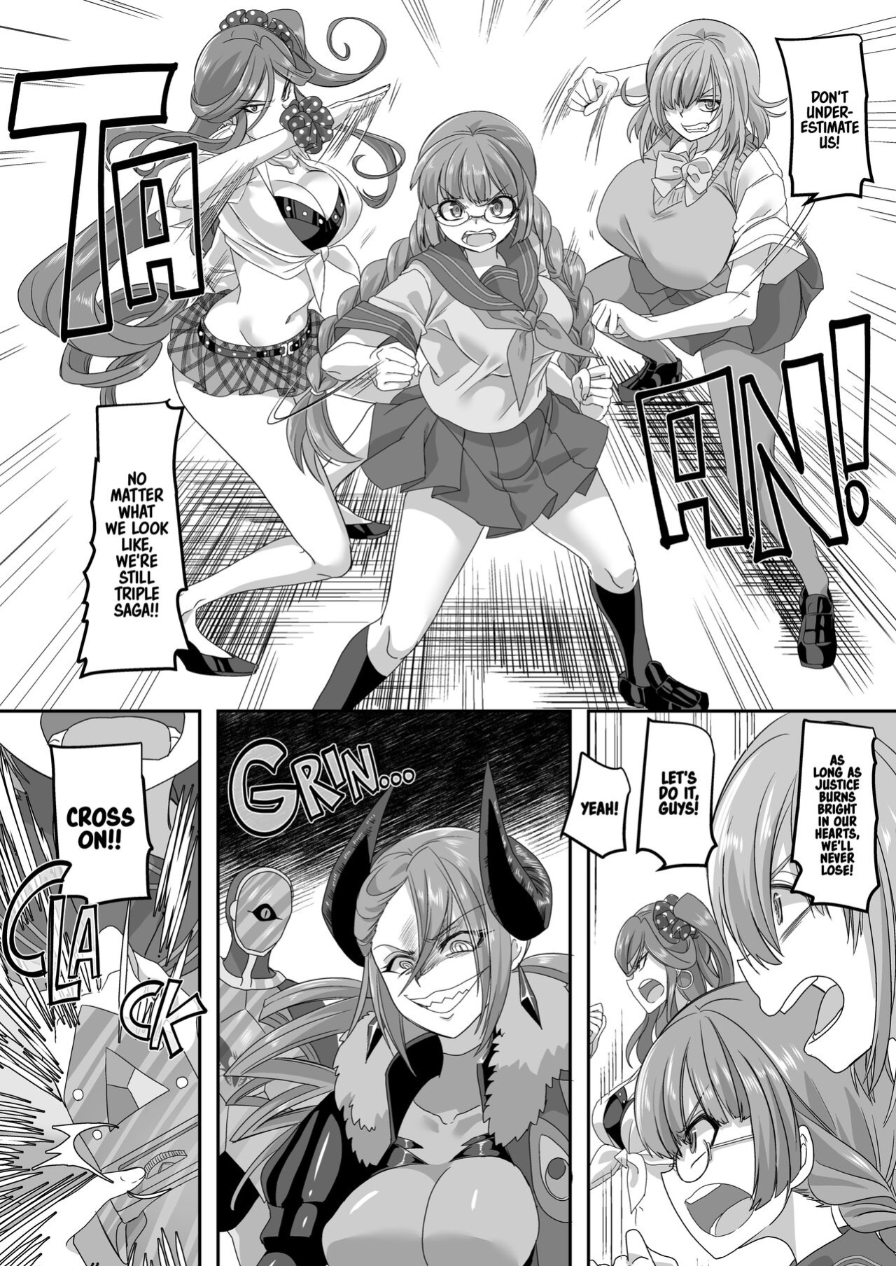 : [Amuai Okashi Seisakusho (Kouji)] Saikyou no Seigi no Hero wa Kagami no Naka de wa Saijaku no Kaijin | The Strongest Hero of Justice is the Weakest Villain in the Mirror