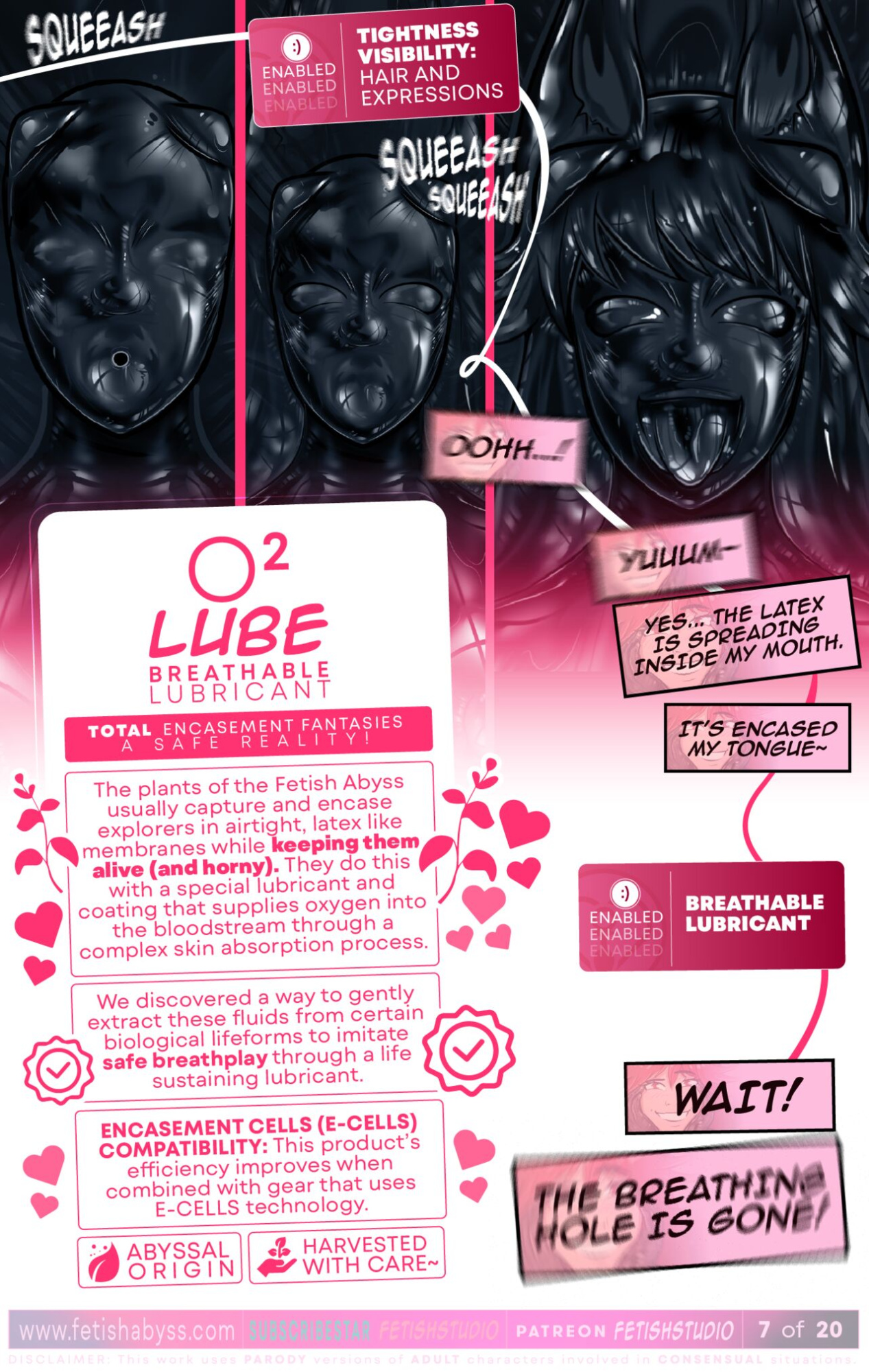 VACBED KITSUNE | LATEX Orgasm Denial | Vibrators | FETISH ABYSS