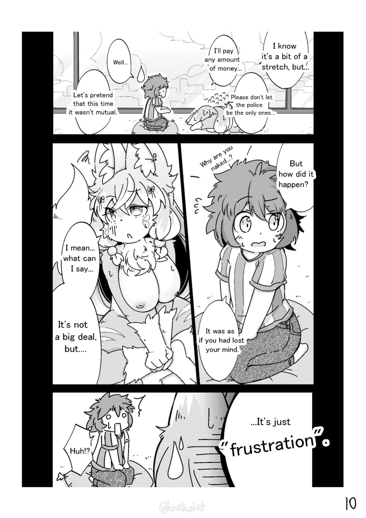 [Hinata no Eros Hanbaijo (Sakamoto Hinata)] Kono Musume ni Idakaretakatta dake | Want to connect with Lewd fox