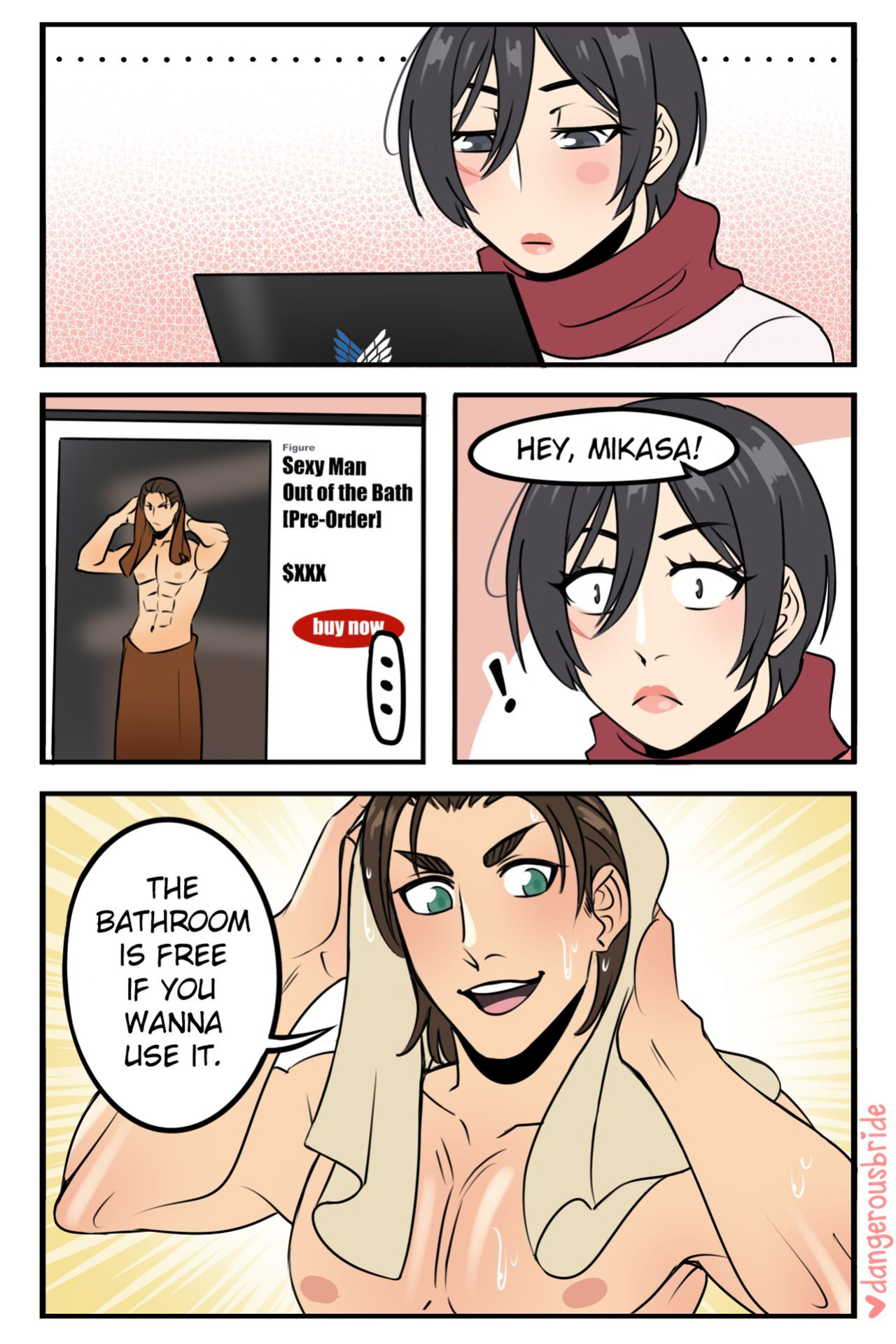 [DangerousBride] Eren's Succulent Figure (Attack on Titan)