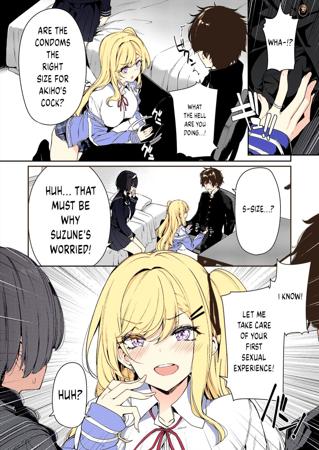 [Bottle Ship Bottler (Kazakura)] InCha Couple ga You Gal-tachi to SEX Training Suru Hanashi {akanameTL} [Colorized]