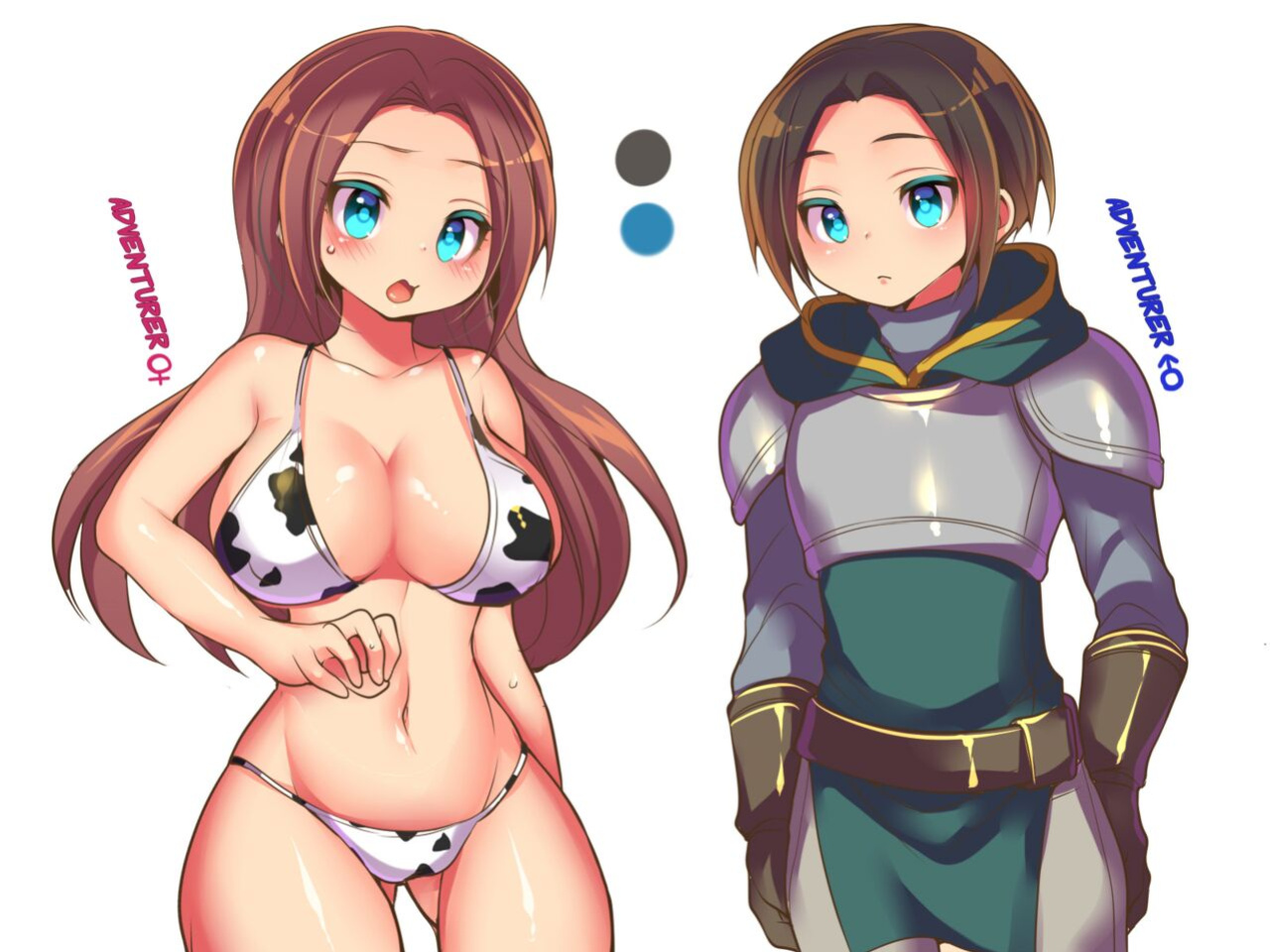 [Amuai Okashi Seisakusho (Reitou Mikan)] Noroi no TS Soubi ~Boukensha wa Bikini de Mesu ni Ochiru~ | The Cursed TSEquipment ~And Adventurer Corrupted Into a Bitch by a Bikini~ [ChoriScans]