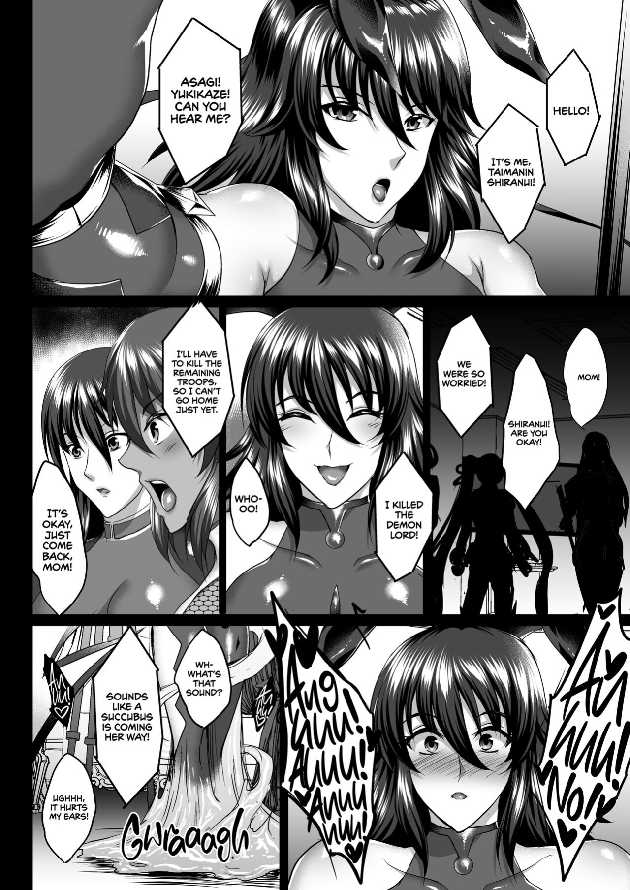 [Shouchuu MAC (Hozumi Kenji)] Shiranui Harami Ochi | Shiranui Getting Knocked Up (Taimanin Yukikaze)
