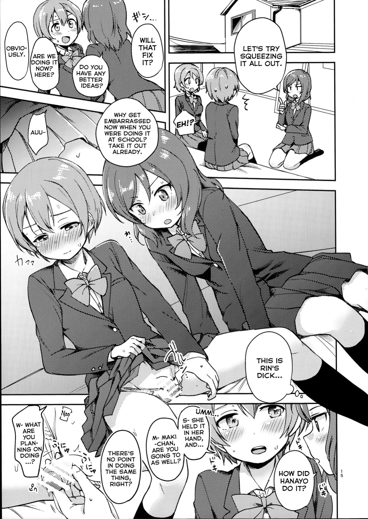 (C93) [Kurocan (Itsuki Kuro)] Rin no Mondai Kaiketsuchuu! (Love Live!) [nemuiTL]