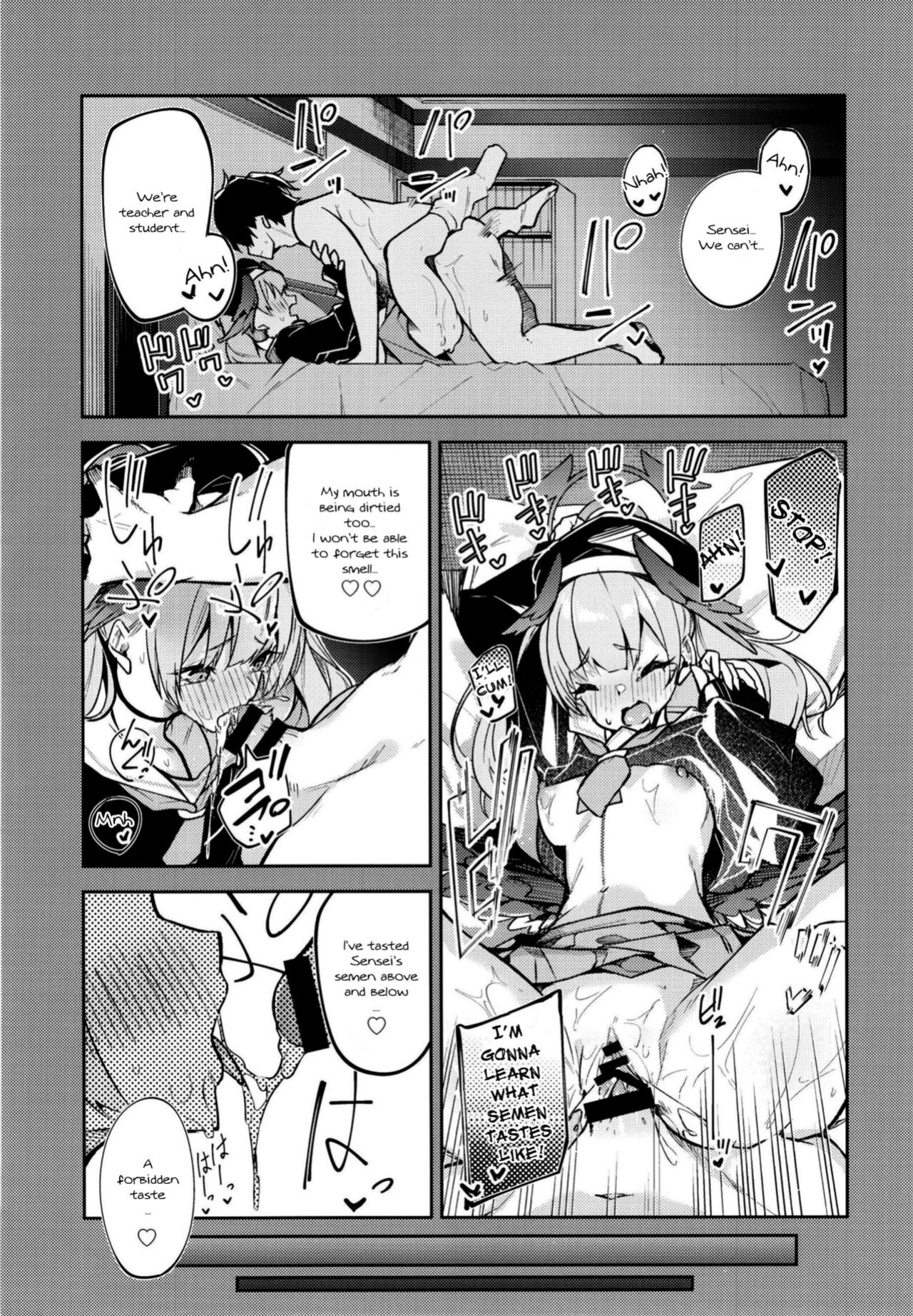 [Shinsekai Set (Hetaren)] Kurodate o Shiro ni Someru Seishoku Kenkyuu o (Blue Archive) | Sexual Gourmet Research: Dyeing Kurodate White [Douzo Lad Translations]