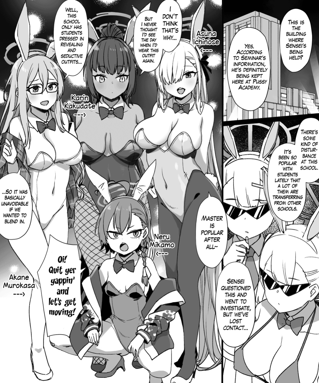[Kusayarou] Blue Archive: Brainwashing Bunny Slave (Blue Archive) [Yorozuya]