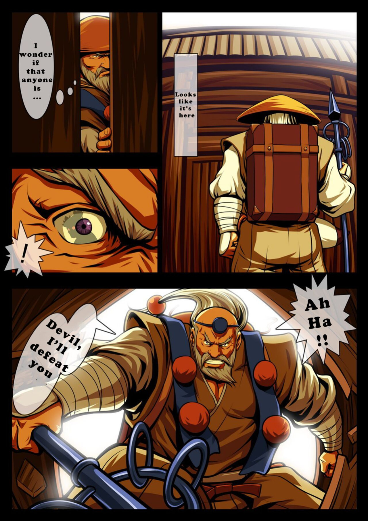 [Tora Shutsubotsu Chuui (Zelo Lee)] Oni Taiji | Demon Extermination (Street Fighter)