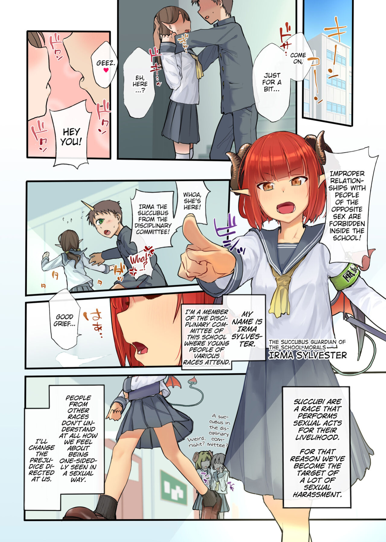 [Karamomo Tart (Kindatsu)] Keppeki Fuukiiin Succubus no Internship ～1 Shuukan Micchiri ♥ Kyousei Houshi Katsudou ~ [MrBubbles]