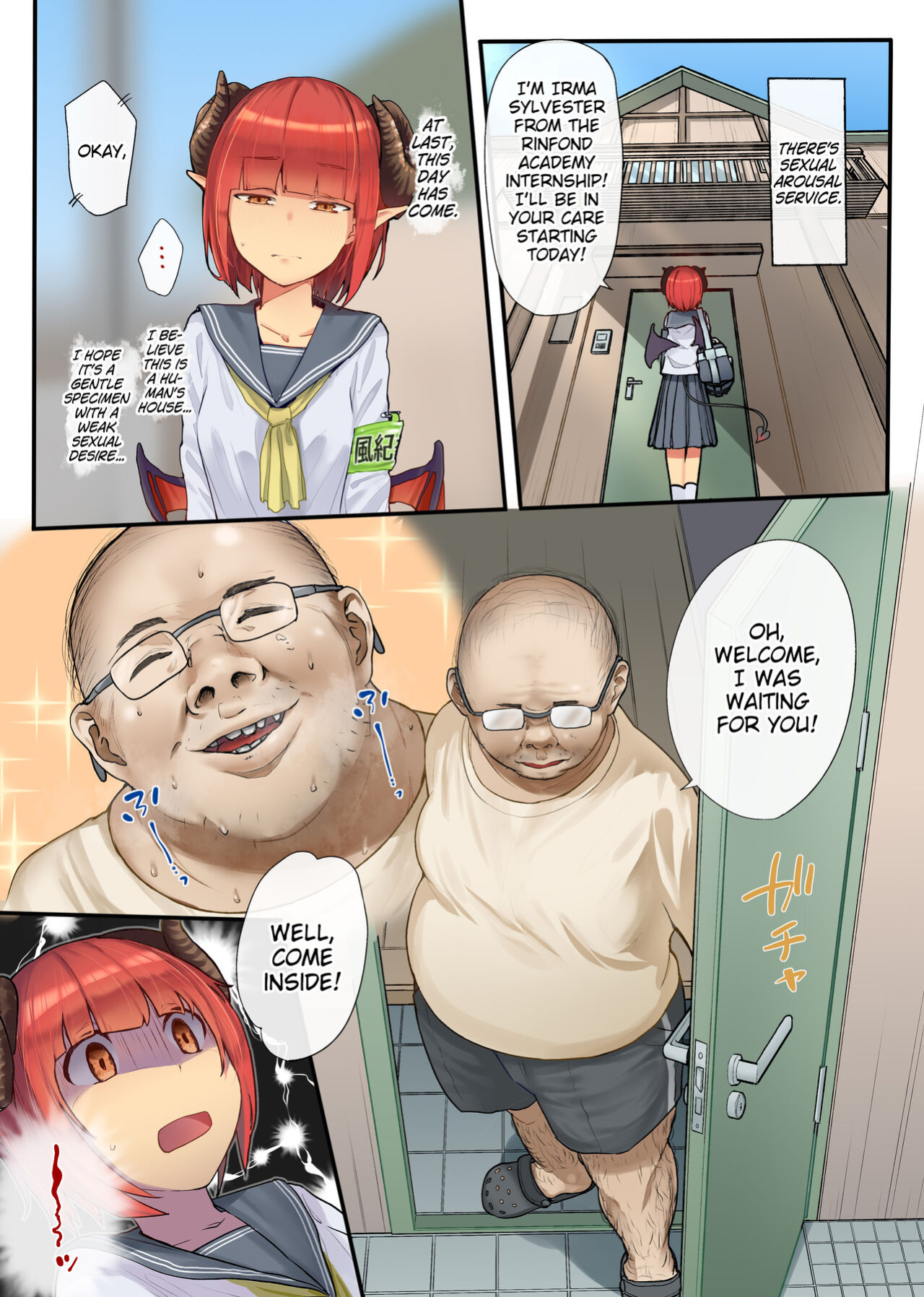 [Karamomo Tart (Kindatsu)] Keppeki Fuukiiin Succubus no Internship ～1 Shuukan Micchiri ♥ Kyousei Houshi Katsudou ~ [MrBubbles]