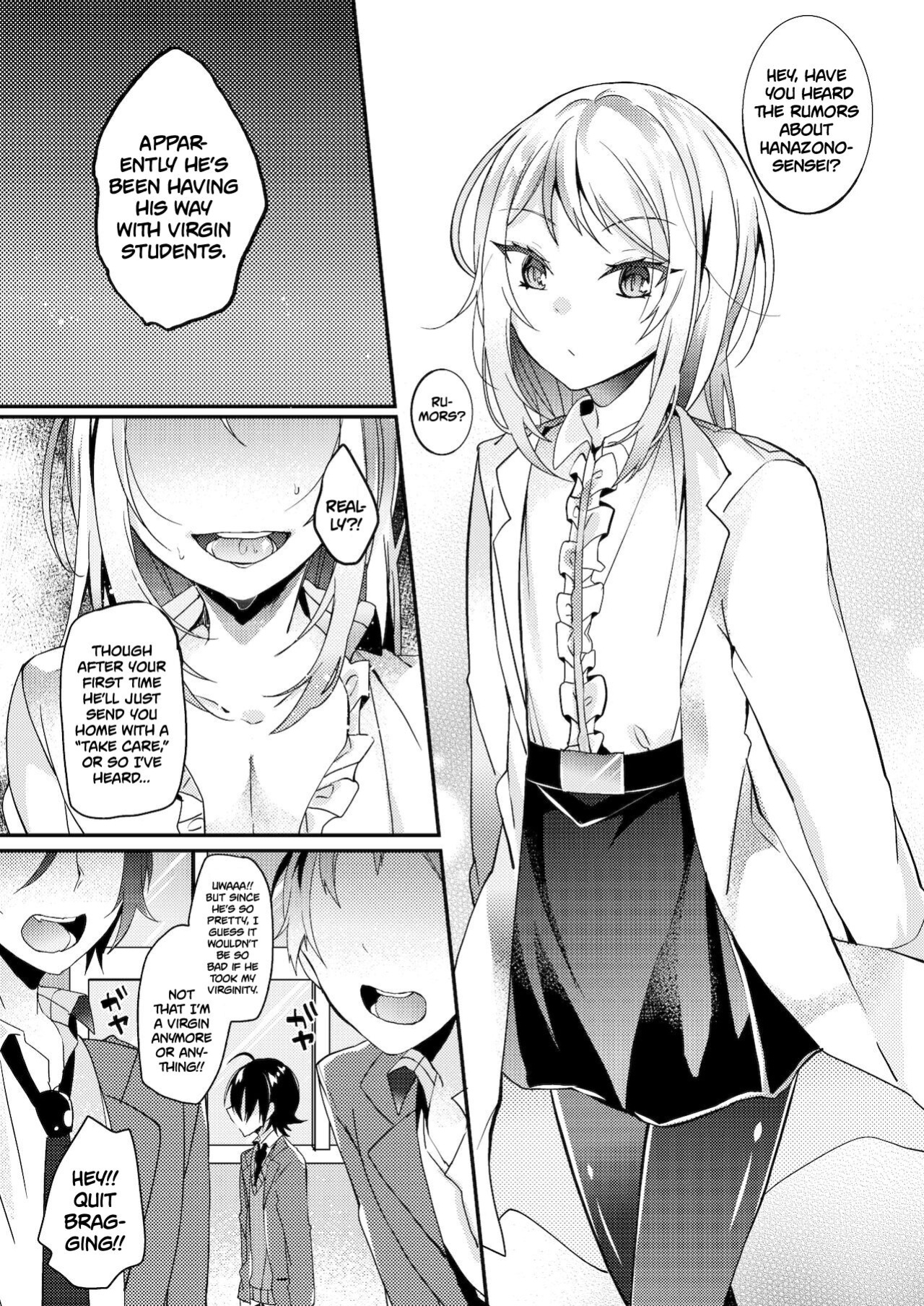 [Kaku Shoujo (Amane Hayabusa)] Hokenshitsu no Hanazono | Hanazono-sensei of the School Infirmary [Tabunne Scans x Danke fürs Lesen]