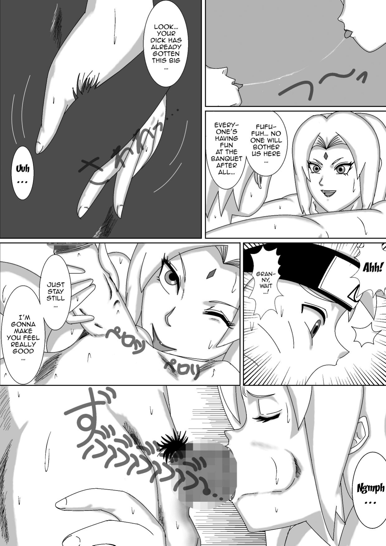 [Sarayashiki] Nomisugite Deisui Shita BBA to Yarimakutta Ken!! | The Case Of Having Sex With This Old Lady After She Got Herself Really Drunk (Naruto)