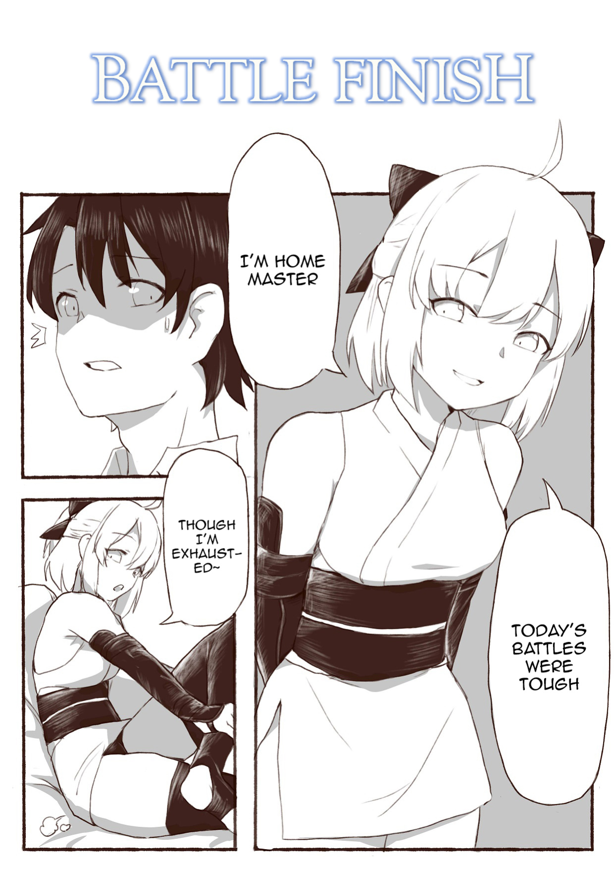 [heh] Okita Souji no Kyuukei Master Doki Doki Daisakusen! (Fate/Grand Order)
