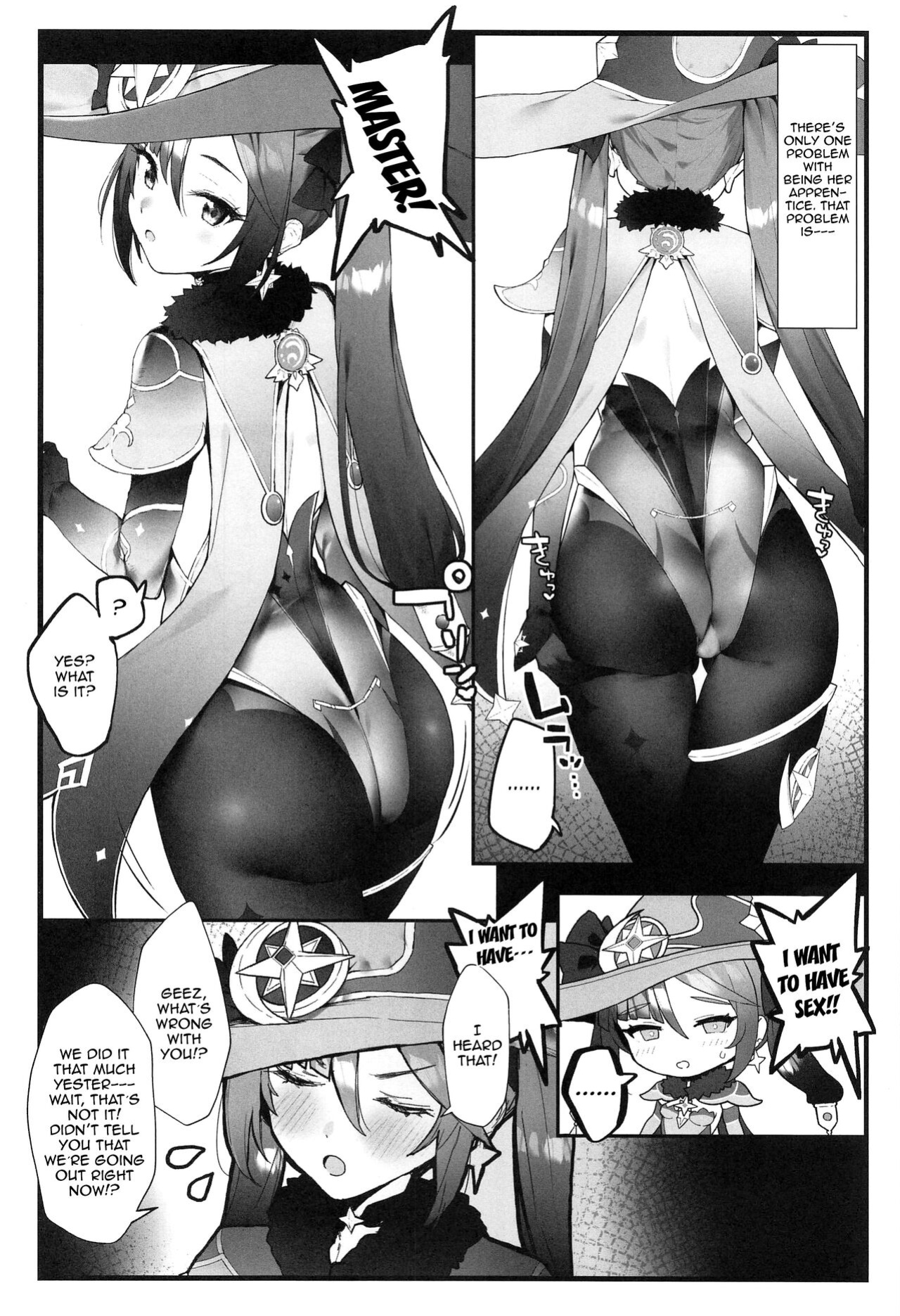 (C99) [remora field (remora)] Mona-chan no Deshi ni Natte Ichaicha Suru Hon | A Book About Becoming Mona-chan's Disciple And Getting Lewd With Her (Genshin Impact)