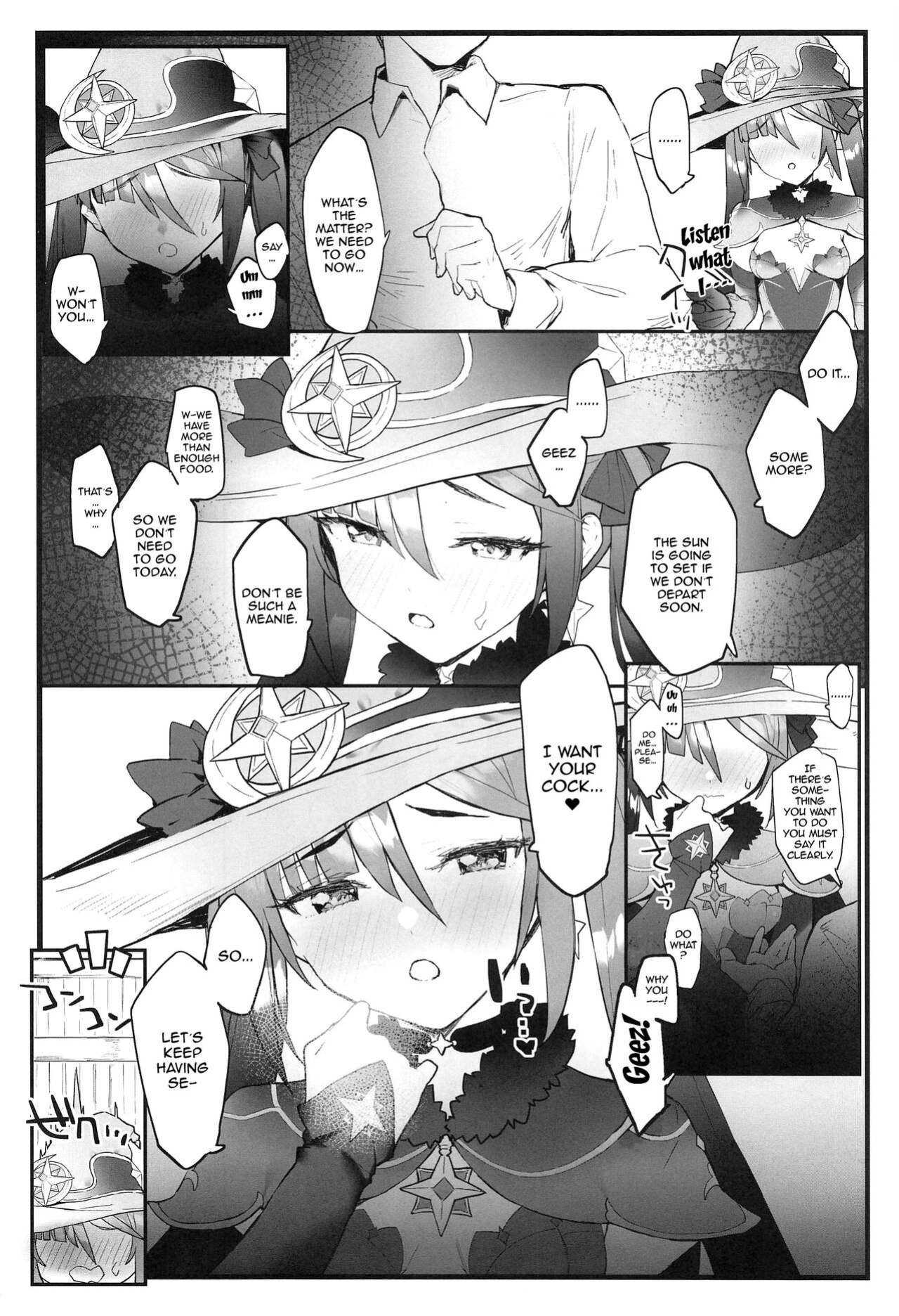 (C99) [remora field (remora)] Mona-chan no Deshi ni Natte Ichaicha Suru Hon | A Book About Becoming Mona-chan's Disciple And Getting Lewd With Her (Genshin Impact)
