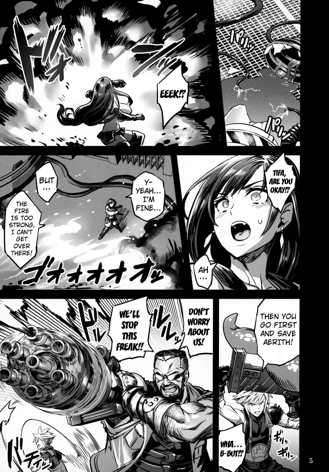 (C99) [OVing (Obui)] Deka Chichi Terrorist no Kousei Kouhai Jikken (Final Fantasy VII) [Kuraudo]