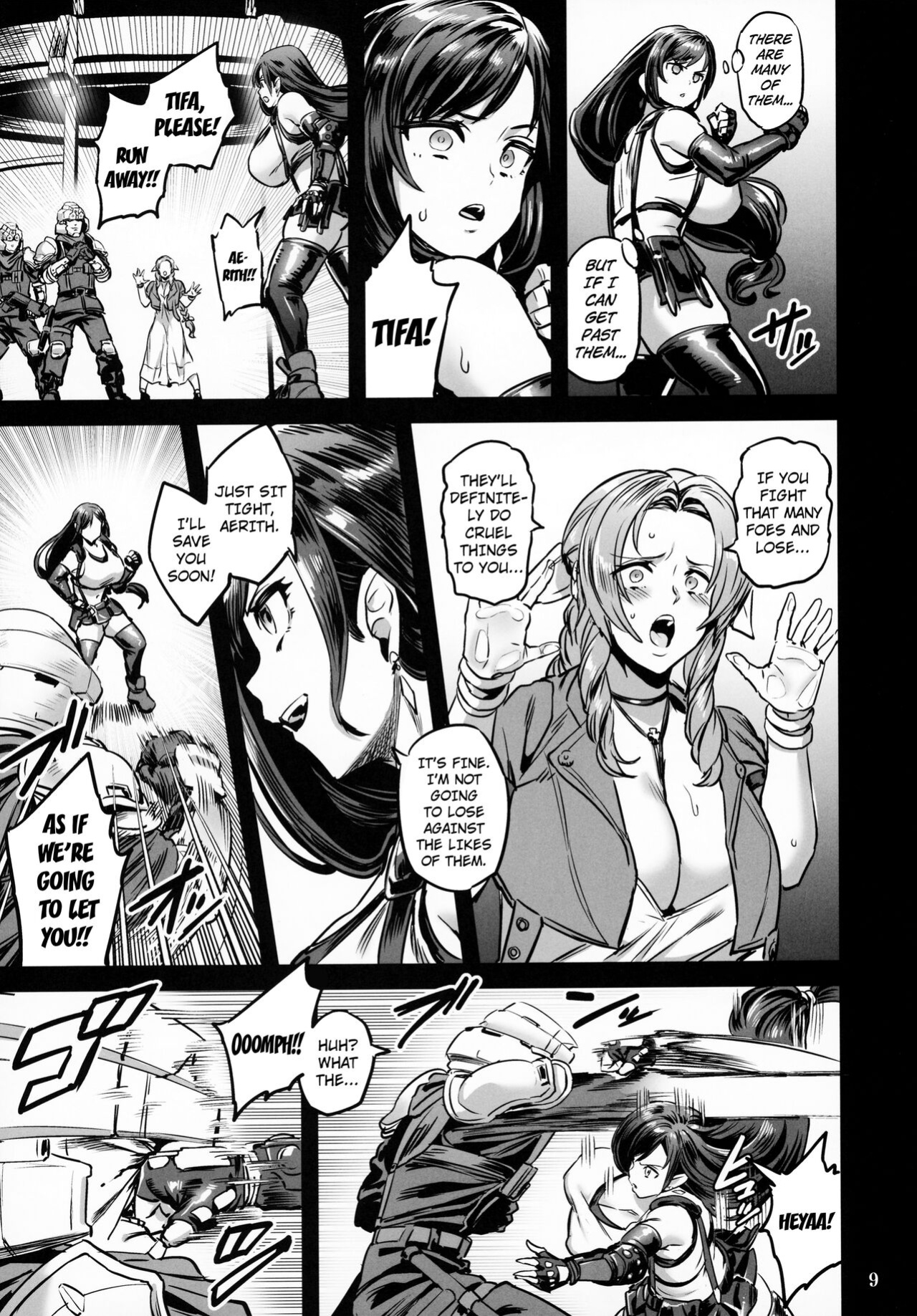 (C99) [OVing (Obui)] Deka Chichi Terrorist no Kousei Kouhai Jikken (Final Fantasy VII) [Kuraudo]